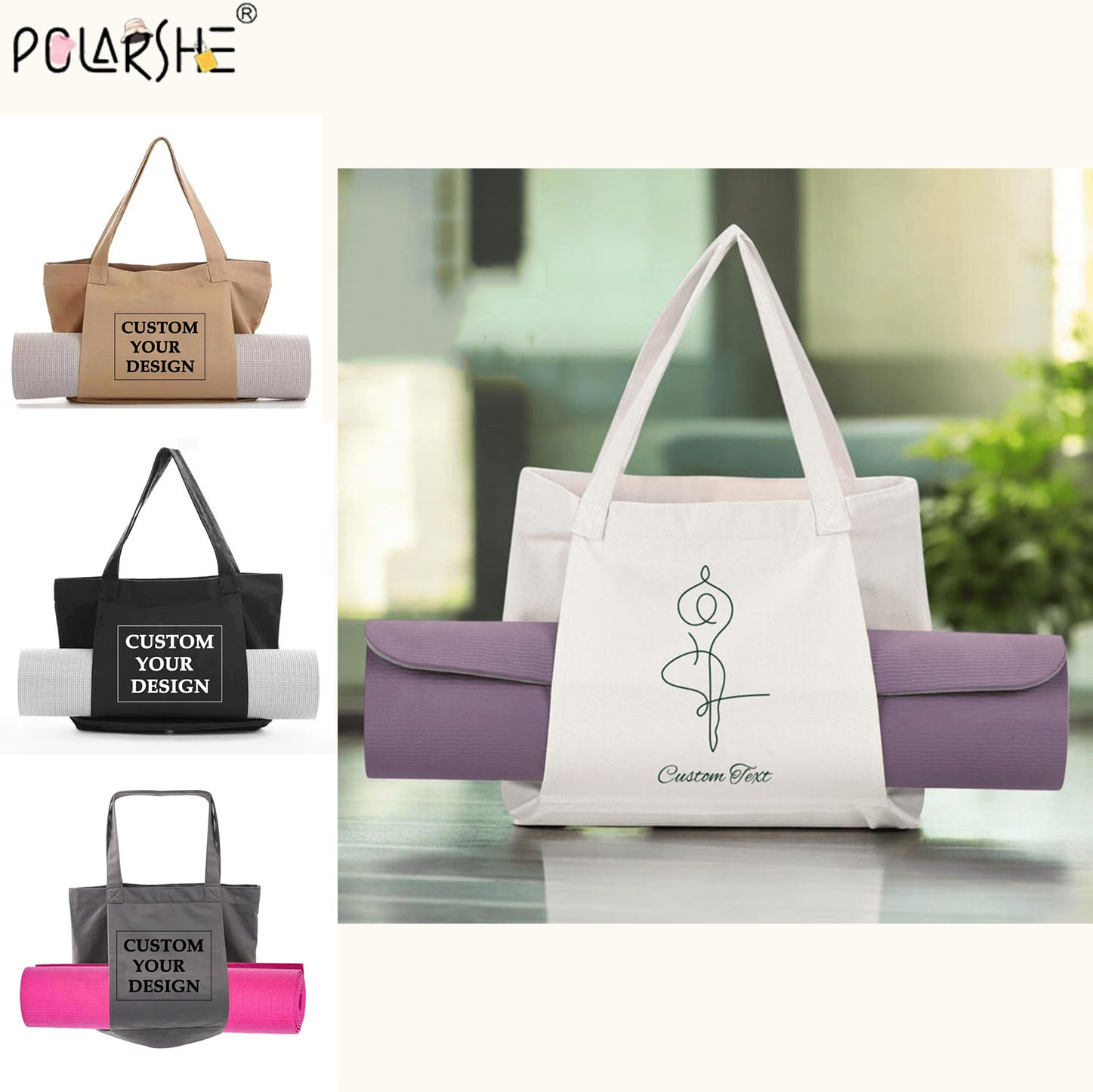 Yoga Mat Bag Carrier - Tas Jinjing Matras Yoga Kustom Tas