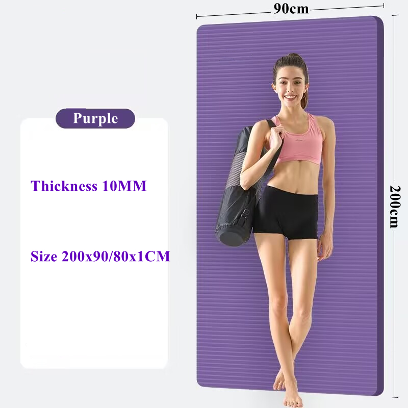 Pilates Yoga For Beginners - Matras Yoga Anti Selip Ramah Lingkungan