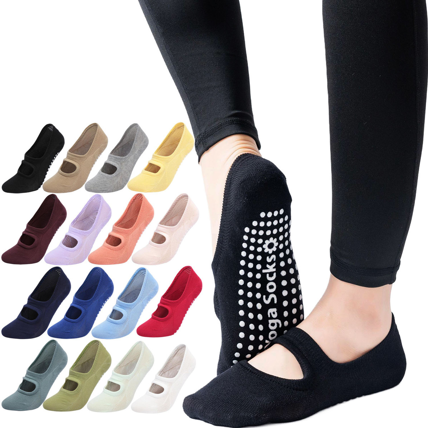 Medias Para Pilates Y Yoga - Kaus Kaki Yoga Wanita Berkualitas Tinggi