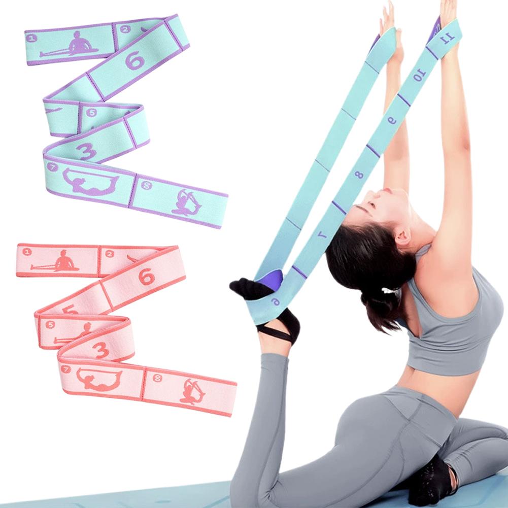 Pilates Yoga For Beginners - Pita Resistensi Yoga Sabuk Peregangan Tambahan