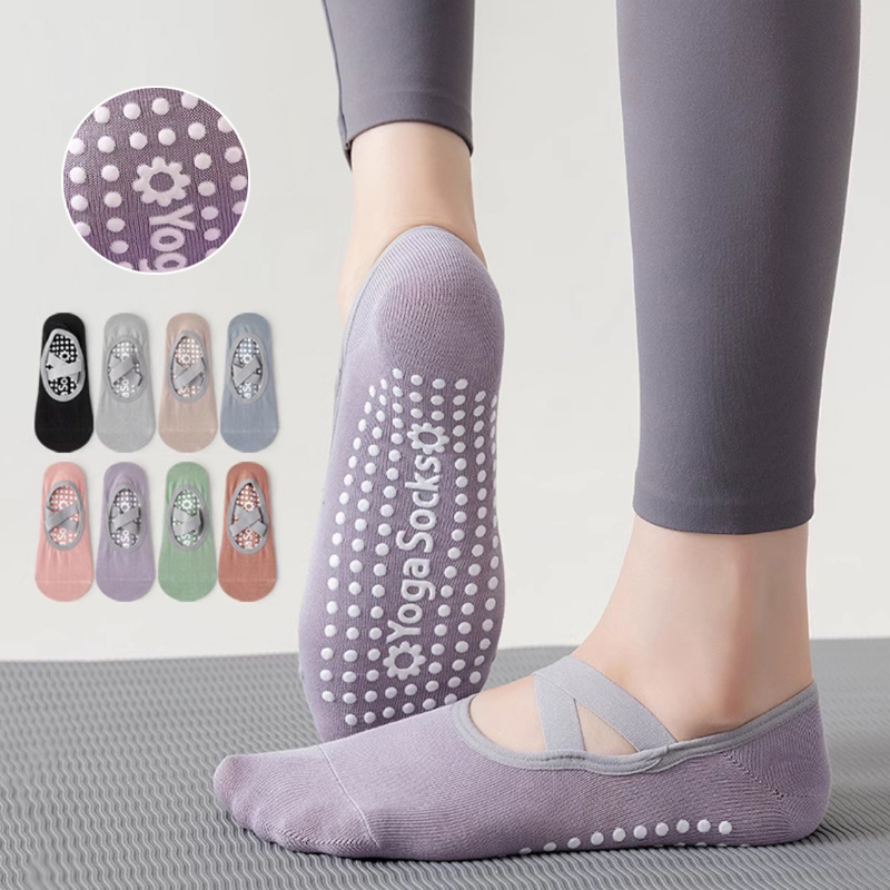 Medias Para Pilates Y Yoga - Kaus kaki Yoga bawah handuk berongga
