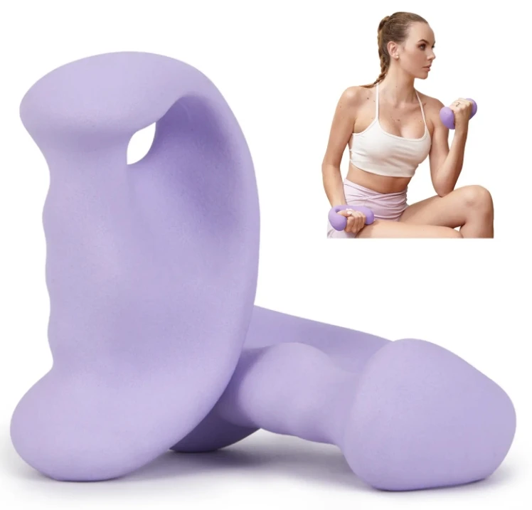 Pilates Yoga Hot - Dumbbell Neoprena Ergonomis untuk Gym Rumahan,
