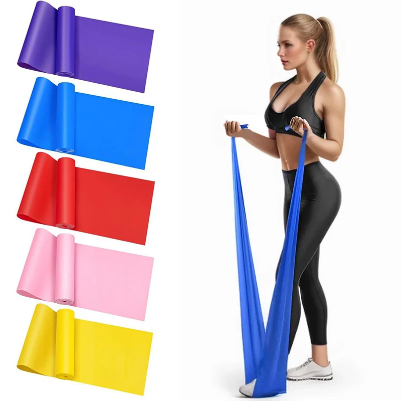 Pilates Yoga Stretching - Pita Kebugaran Yoga Elastis Pita Resistensi
