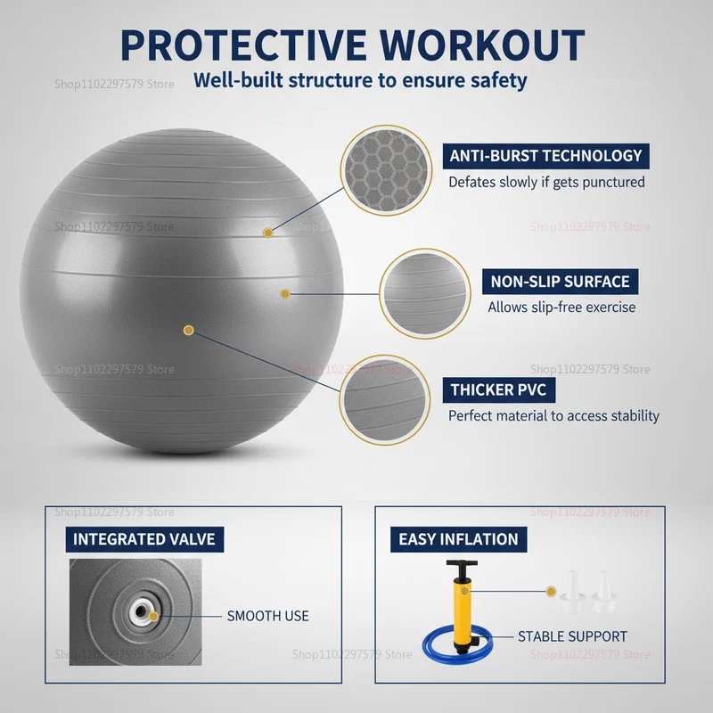 Bola Yoga Anti-Pecah dengan Po - Pilates Ball Mini ulasan dan harga