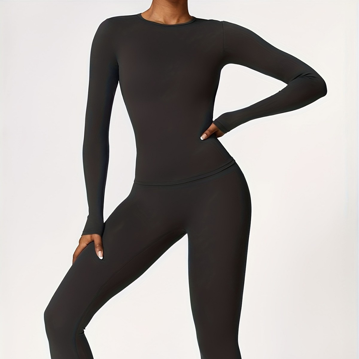 Setelan yoga ketat lengan panj - Pilates & Yoga Studio Alineacion ulasan dan harga