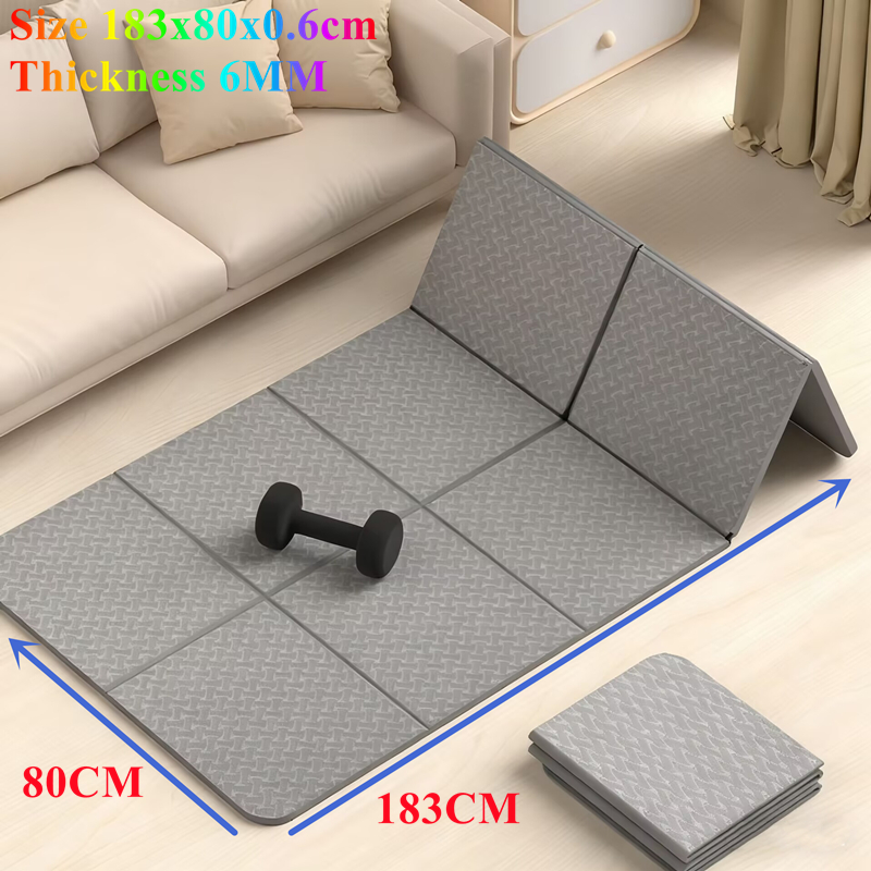 Matras Yoga Lipat Anti-selip T - Pilates Yoga For Beginners ulasan dan harga