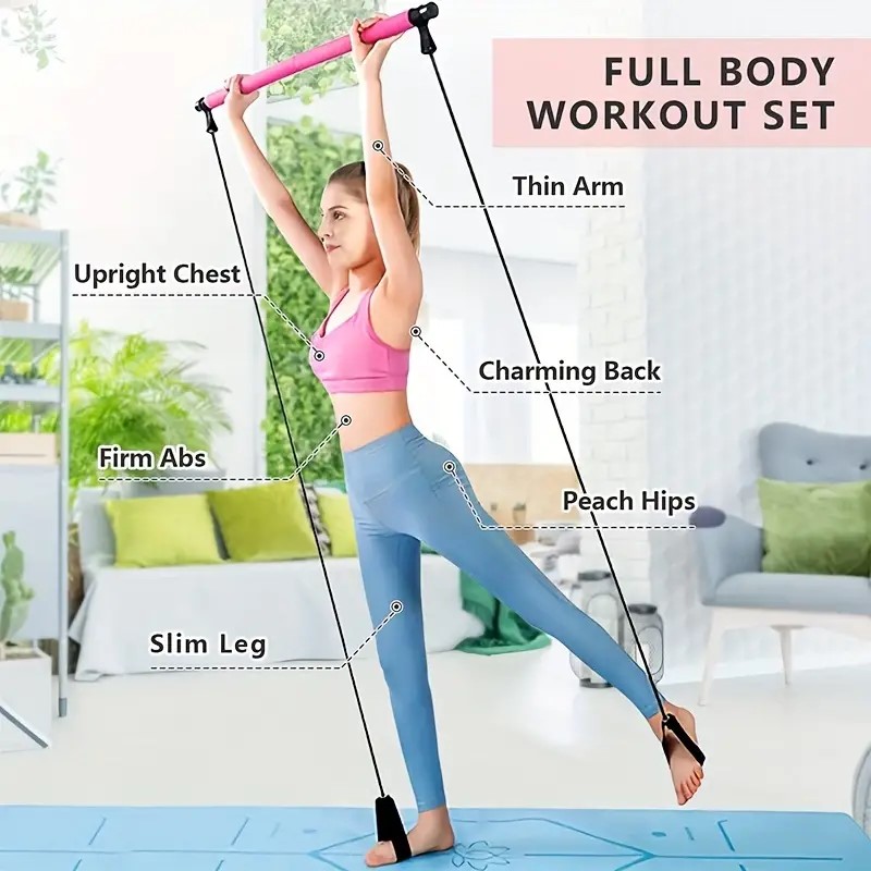 Bar Pilates Multifungsi Kombin - Pilates Yoga Stretching ulasan dan harga
