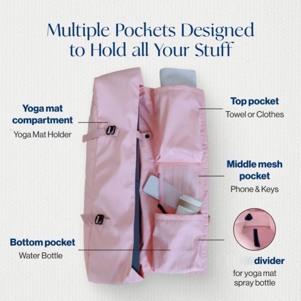 Tas Yoga Anti Air Desain Baru  - Yoga Mat Bag Carrier ulasan dan harga