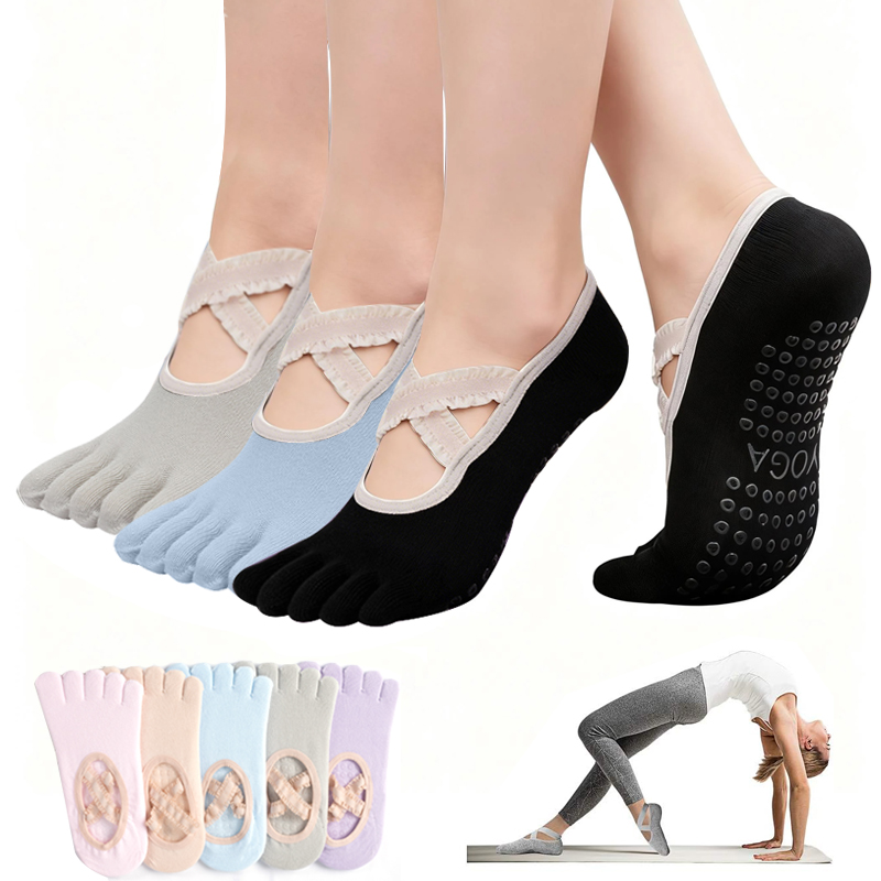 Kaus Kaki Pilates Anti Selip W - Medias Para Pilates Y Yoga ulasan dan harga