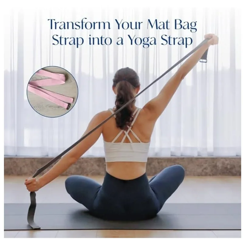 Tas Matras Yoga dengan Kantong - Yoga Mat Bag Carrier ulasan dan harga