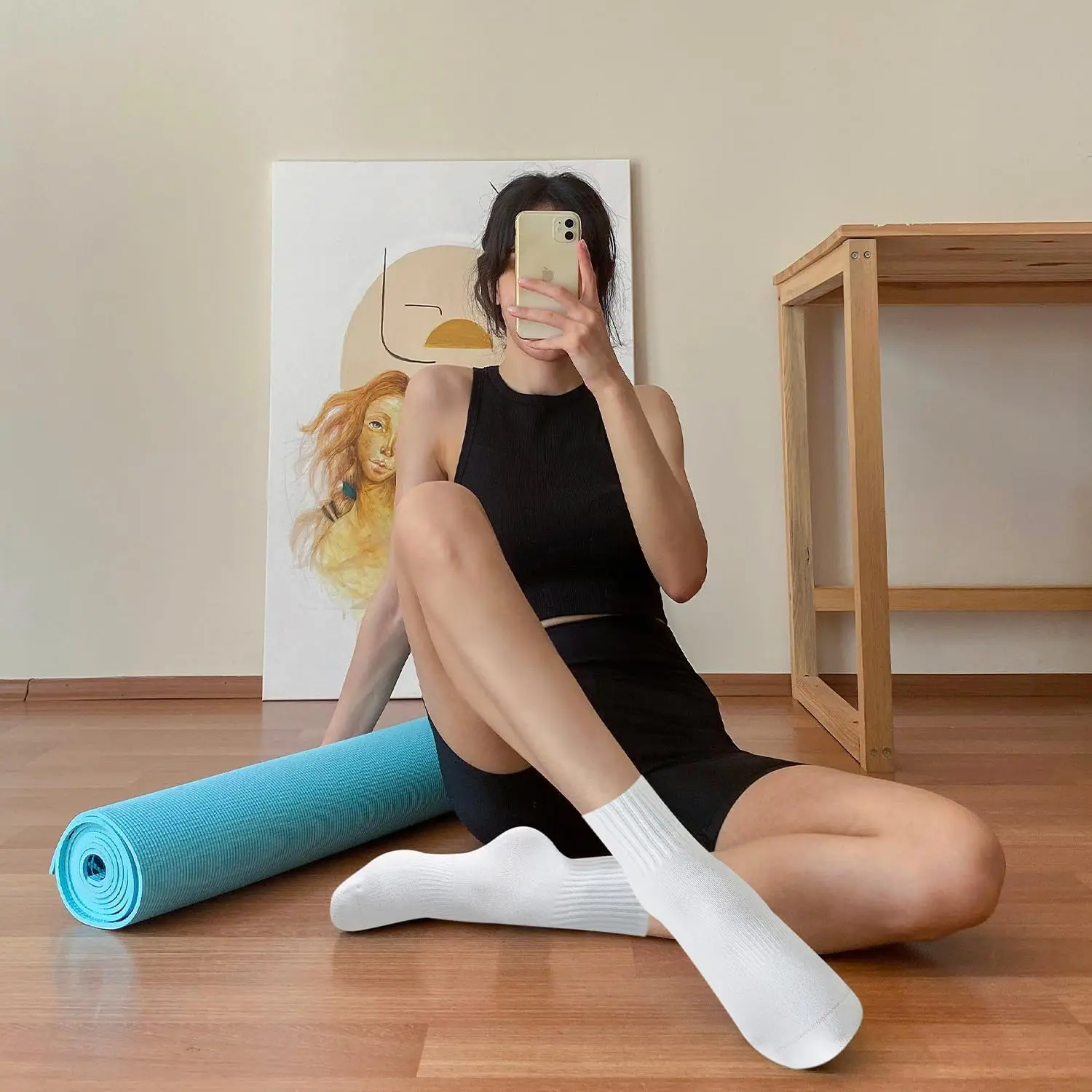 4 pasang kaus kaki yoga wanita - Pilates & Yoga Studio Alineacion ulasan dan harga