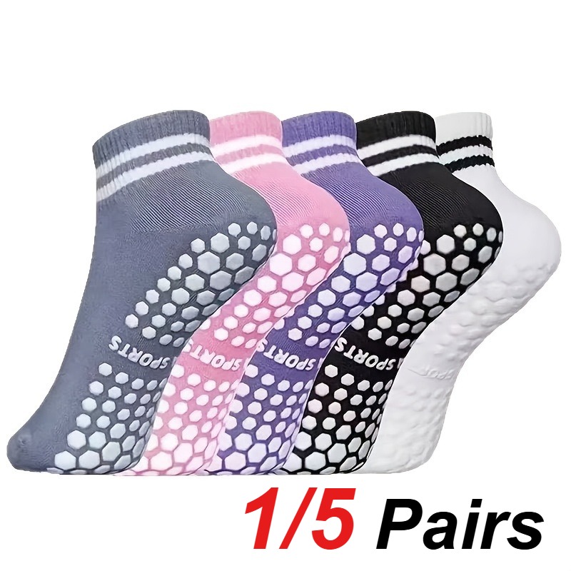 1/5 Pasang Kaus Kaki Yoga Pila - Medias Para Pilates Y Yoga ulasan dan harga
