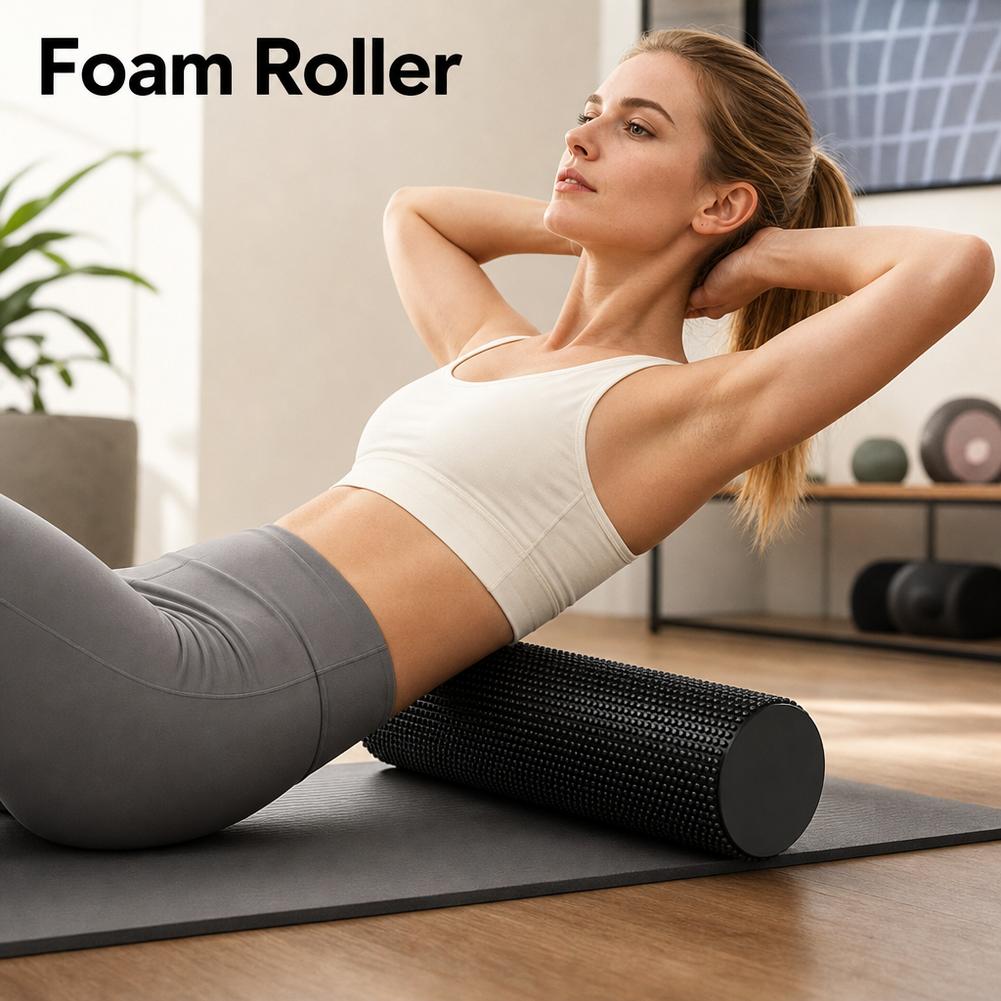 Roller Busa Yoga EVA Kepadatan - Pilates Yoga Stretching ulasan dan harga