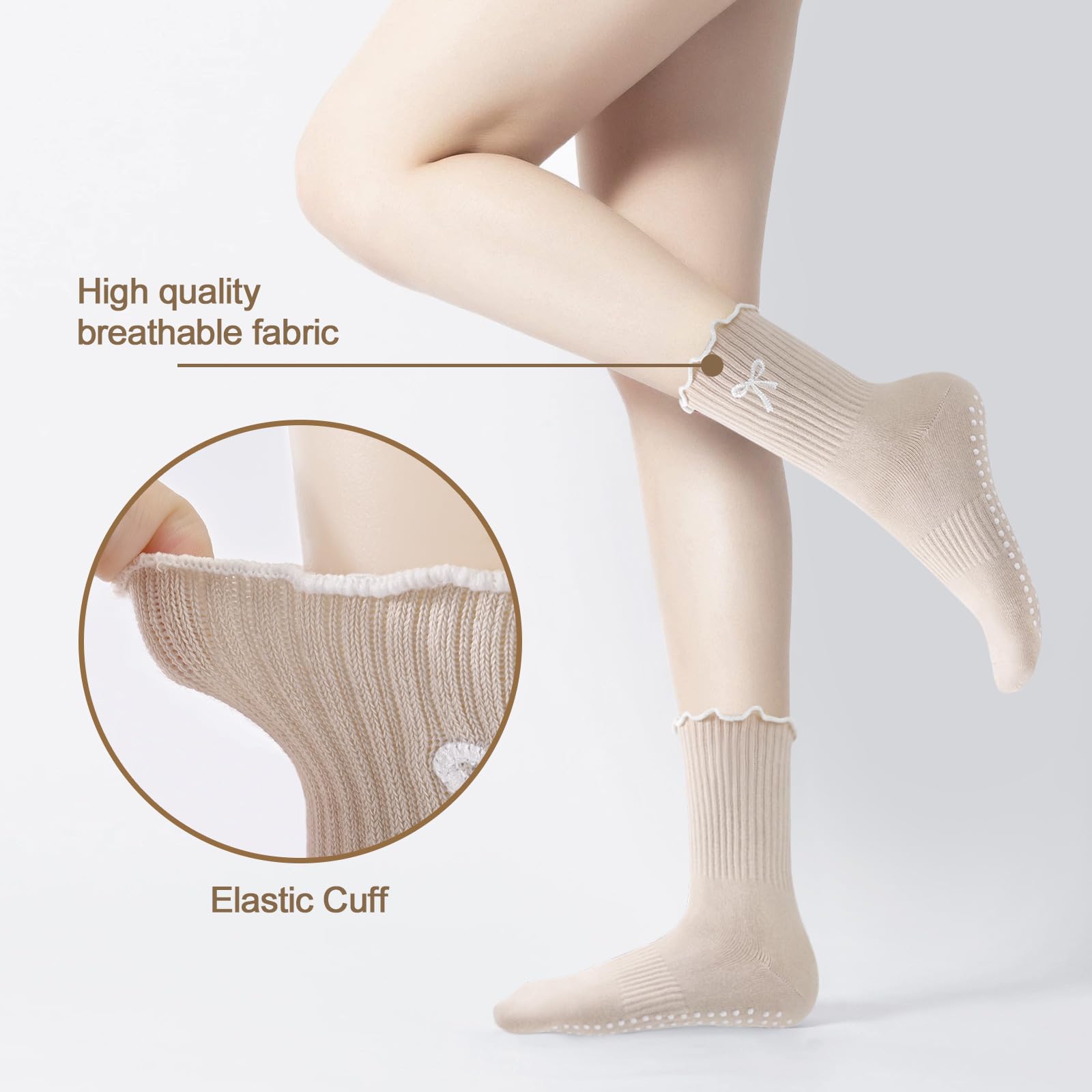 1 Pasang Kaus Kaki Pilates Ant - Medias Para Pilates Y Yoga ulasan dan harga