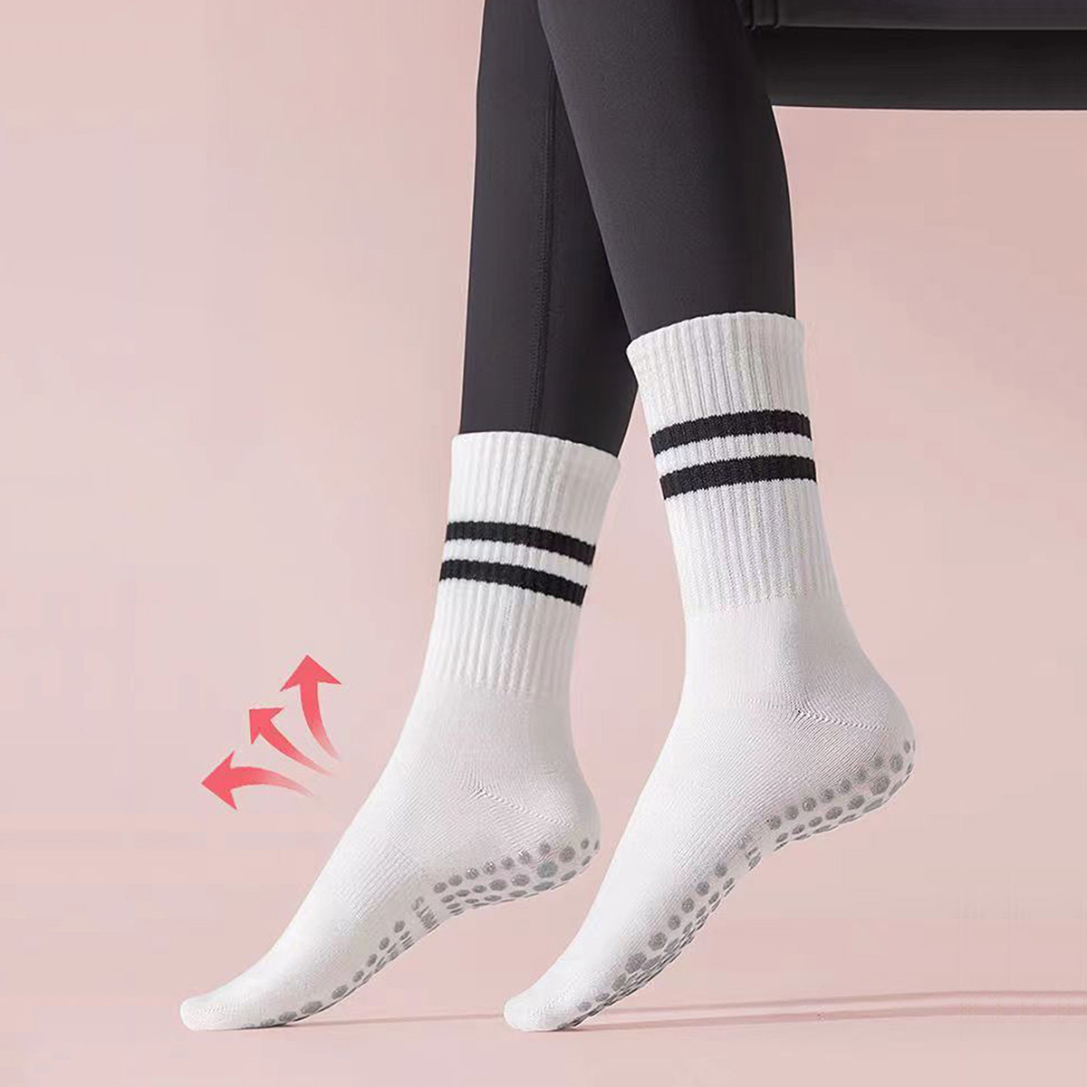 3 Pasang Kaus Kaki Yoga Panjan - Medias Para Pilates Y Yoga ulasan dan harga
