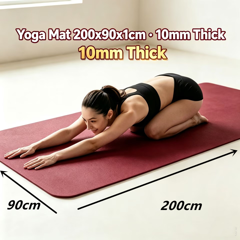 Matras Yoga 200*90cm Matras Ke - Pilates Yoga For Beginners ulasan dan harga