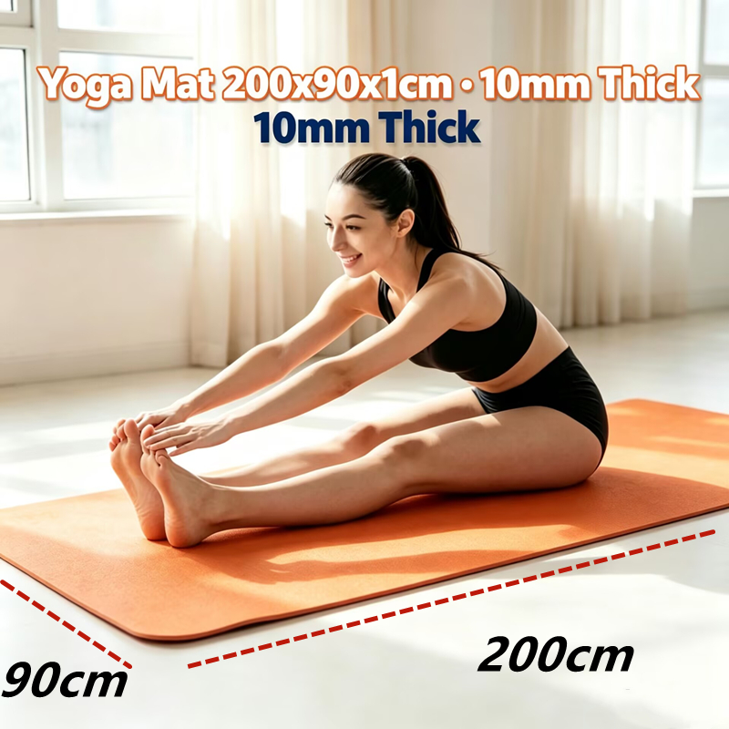Matras Yoga 200*90cm Matras Ke - Pilates Yoga For Beginners ulasan dan harga
