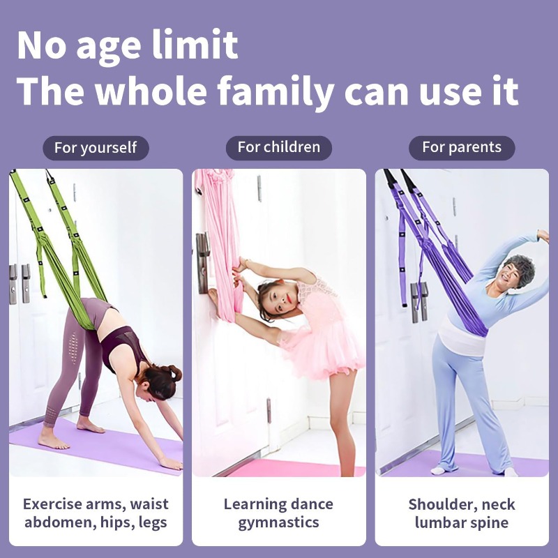 Set Hammock Yoga Udara yang Da - Pilates Yoga Stretching ulasan dan harga
