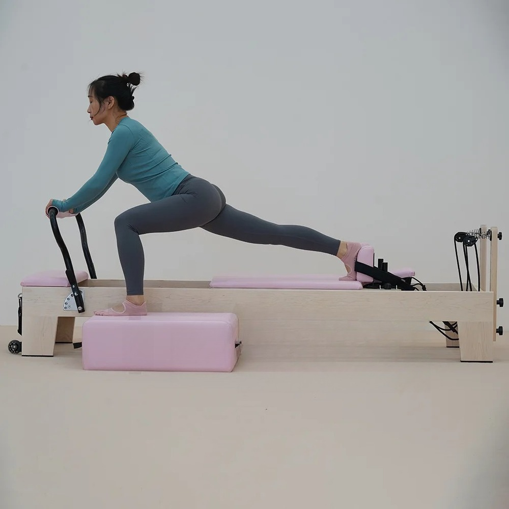 Mesin Reformer Pilates Kayu Ma - Pilates Yoga Machine ulasan dan harga